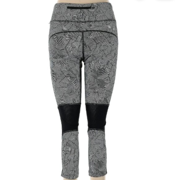 DRI-FIT Nike Running Size M Active black and white print design pants - Picture 2 of 3